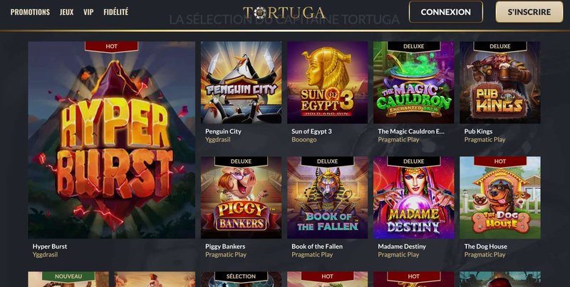 Tortuga casino application à France